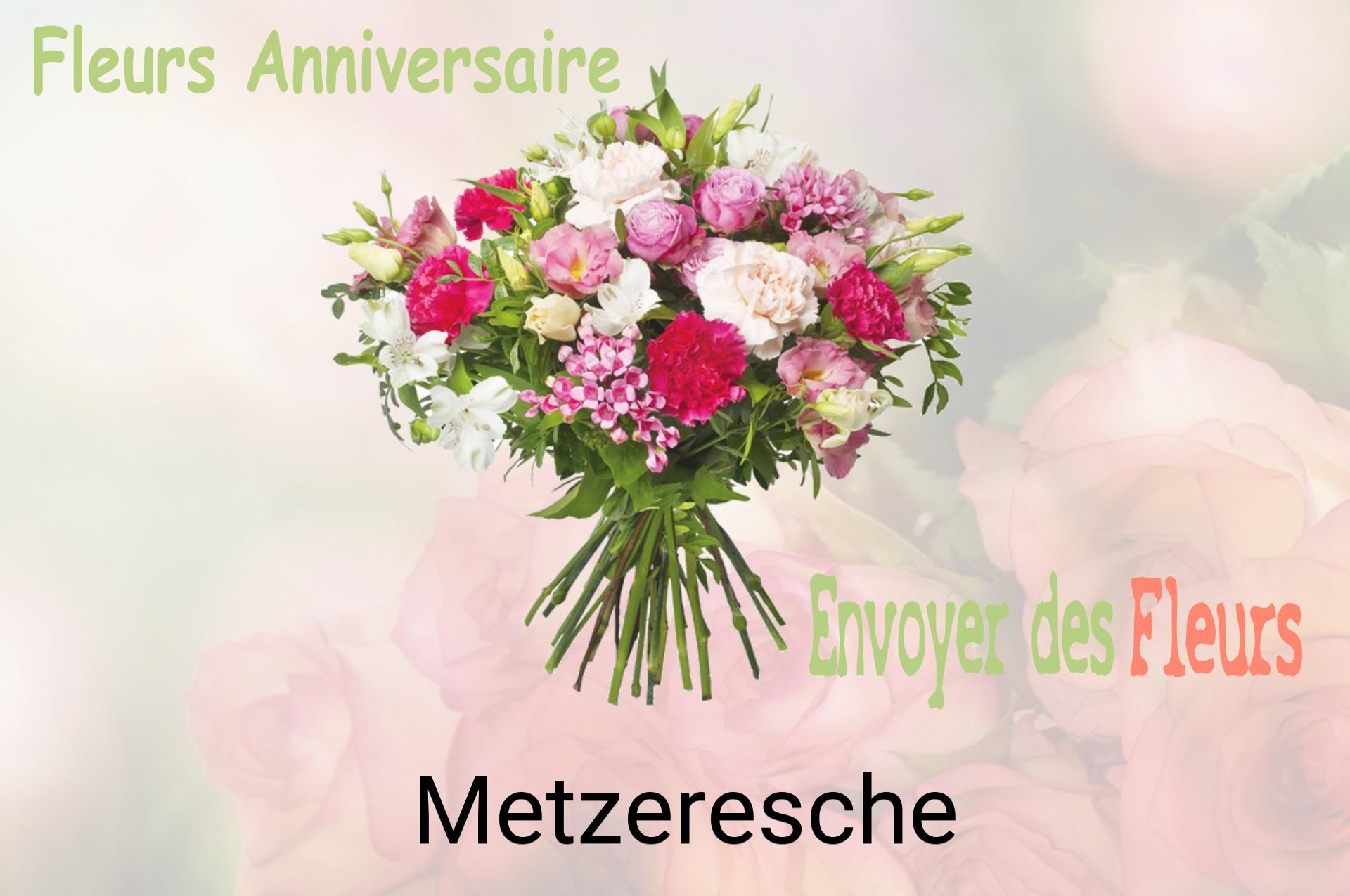 Bouquet de fleurs d’anniversaire livré à Metzeresche