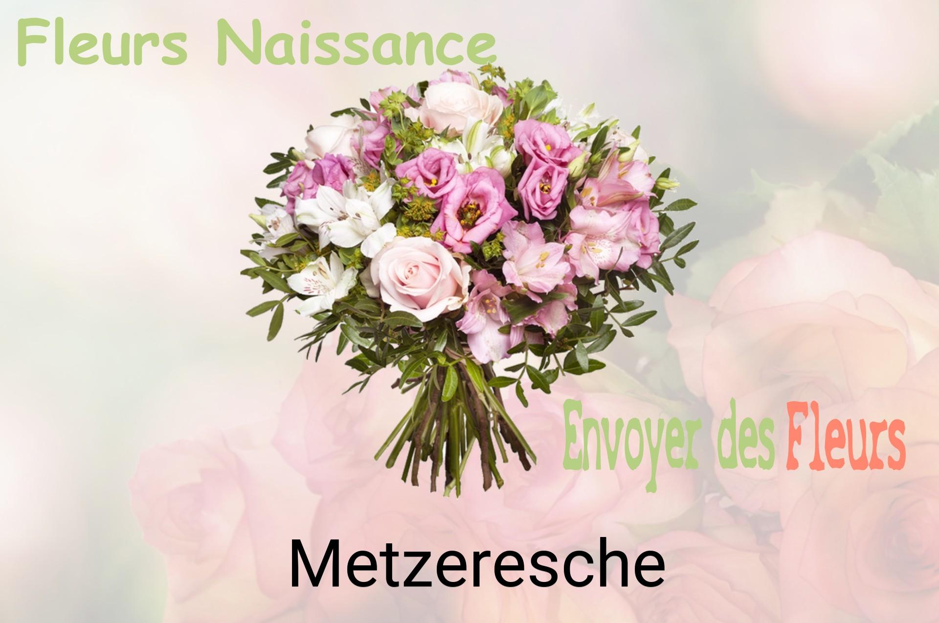 Bouquet de fleurs de naissance livré à Metzeresche